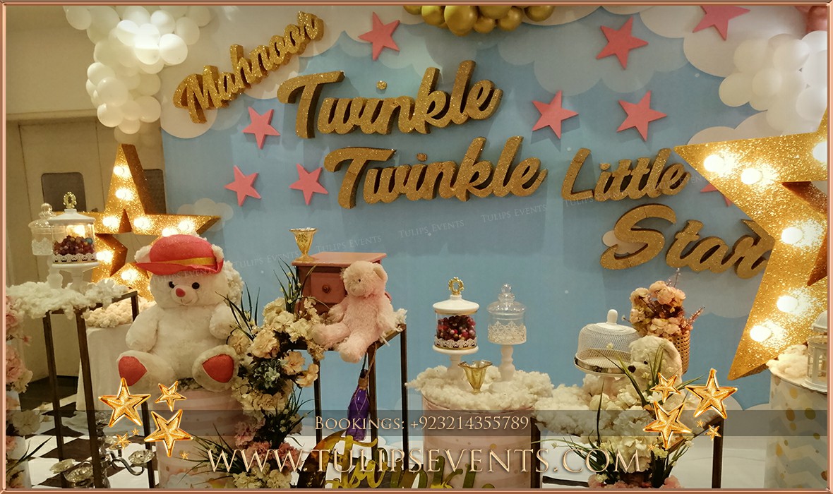 Pastel Twinkle Twinkle Little Star Birthday Decor Ideas (9)